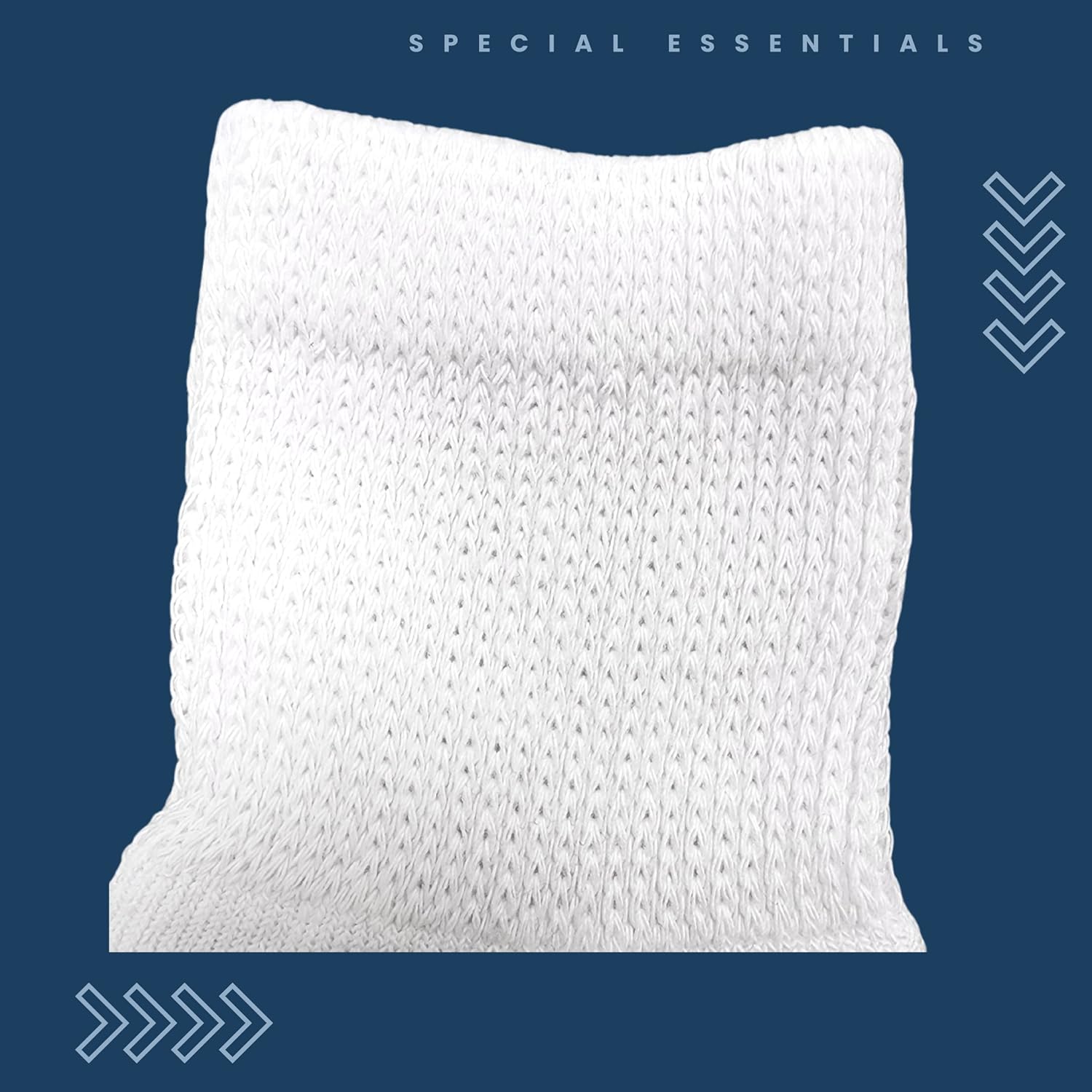 6 pares de calcetines de algodón no vinculantes para diabéticos con parte superior extra ancha para hombres y mujeres
