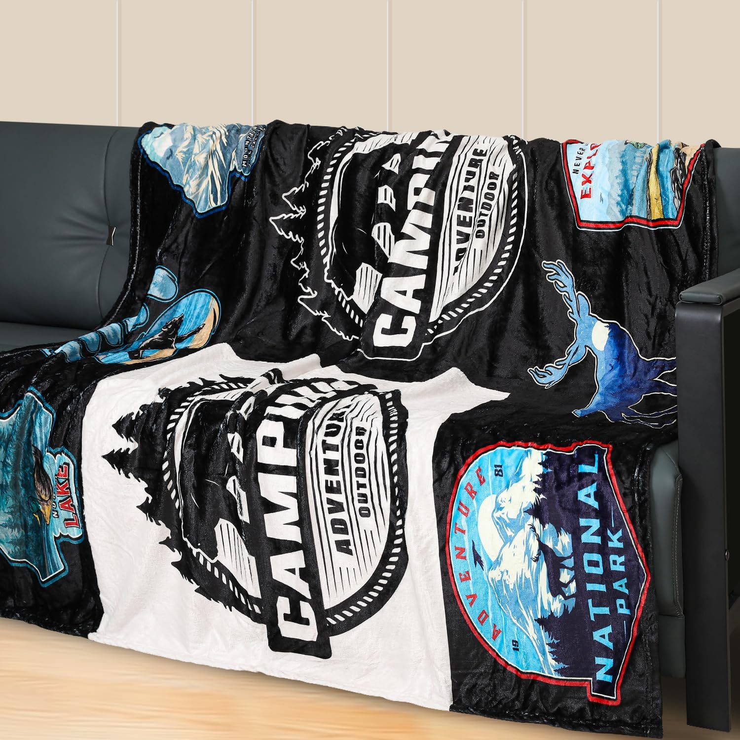 Manta ligera de regalo para dormitorio, cama, sofá, habitación del hogar, suave, acogedora, esponjosa, cálida, para todas las estaciones, 60 x 50