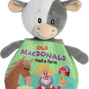 ebba Educational Story Pals Old Macdonald – Animal de peluche para bebé, libro suave para acostarse, desarrollo sensorial, multicolor, 9 pulgadas ebba Educational Story Pals Old Macdonald – Animal de peluche para bebé, libro suave para acostarse, desarrollo sensorial, multicolor, 9 pulgadas