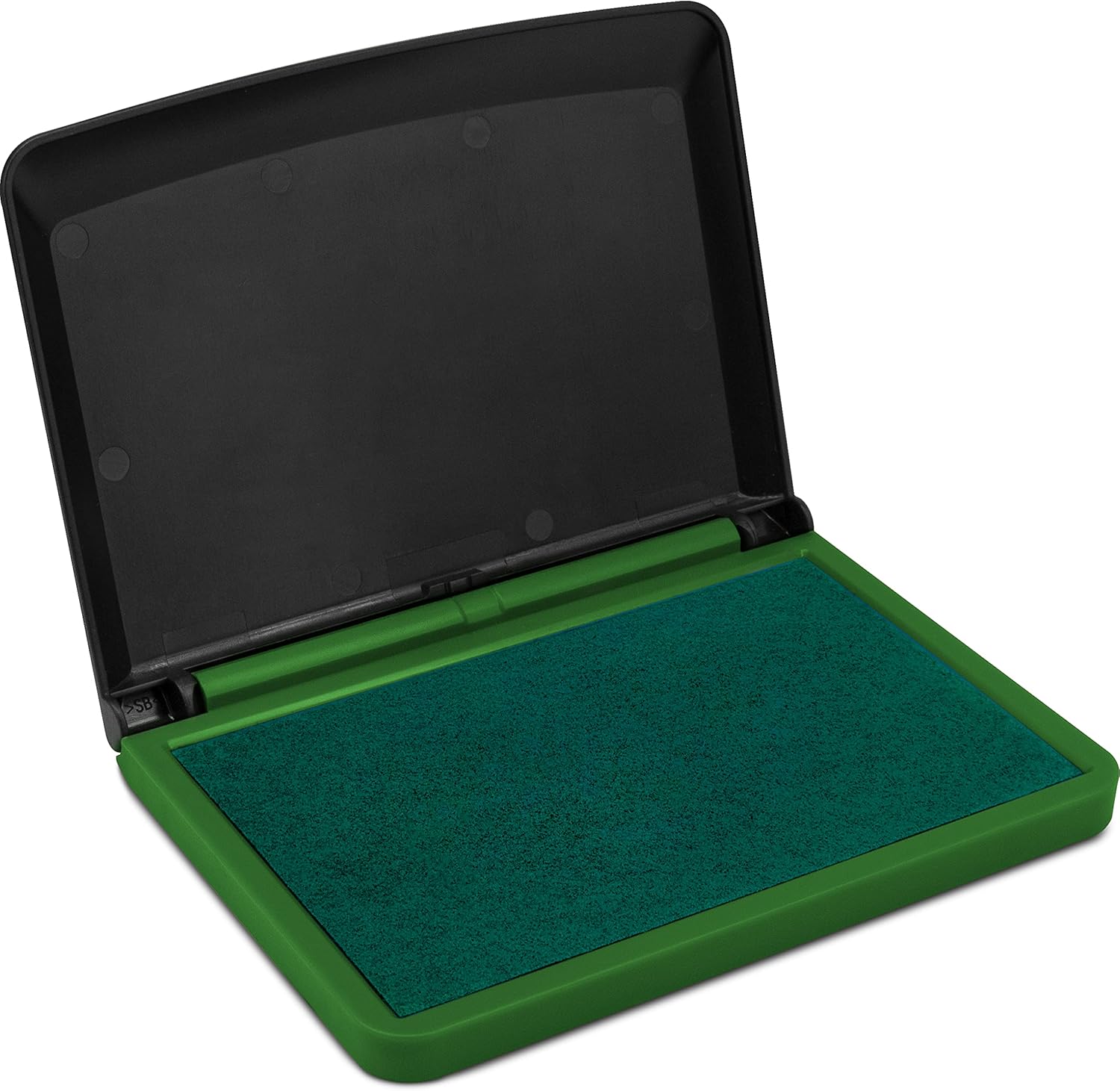 MaxMark Almohadilla de sello verde grande – 2-34″ por 4-14″ – Almohadilla de fieltro de alta calidad