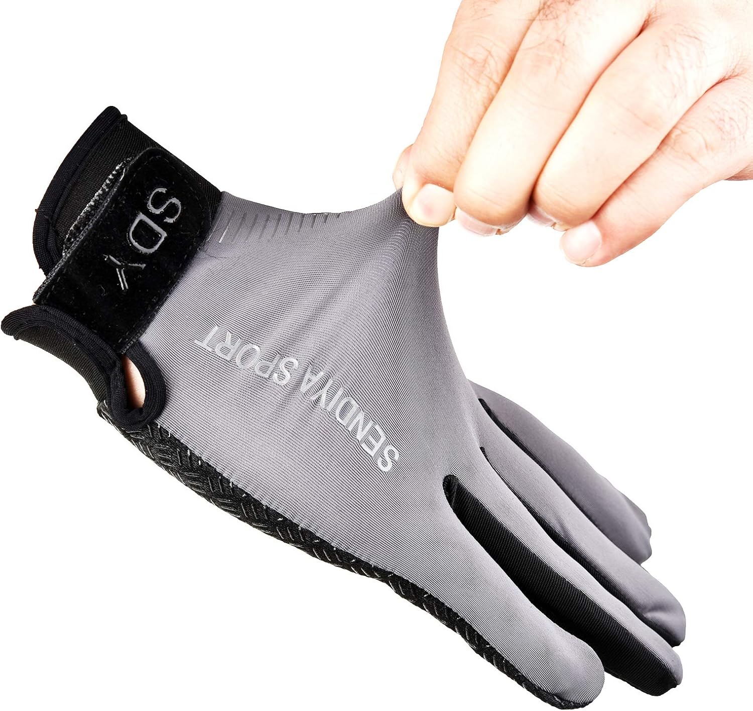Guantes de entrenamiento, protección completa de la palma y agarre extra, guantes de esgrima de pesca para gimnasio para levantamiento de pesas,