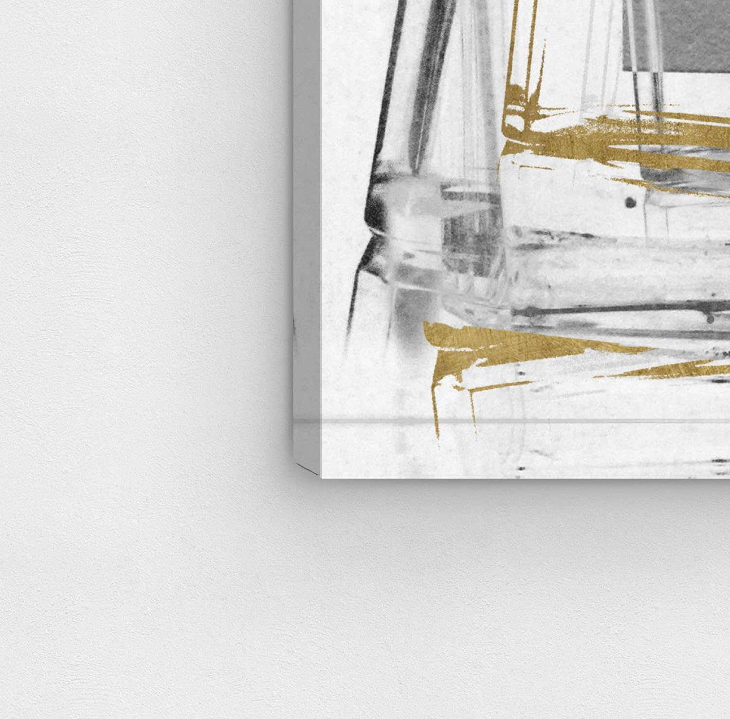 The Oliver Gal Artist Co. Oliver Gal ‘Infinite Glam – Lienzo decorativo para pared, color gris claro, 20 x 30 pulgadas, color dorado