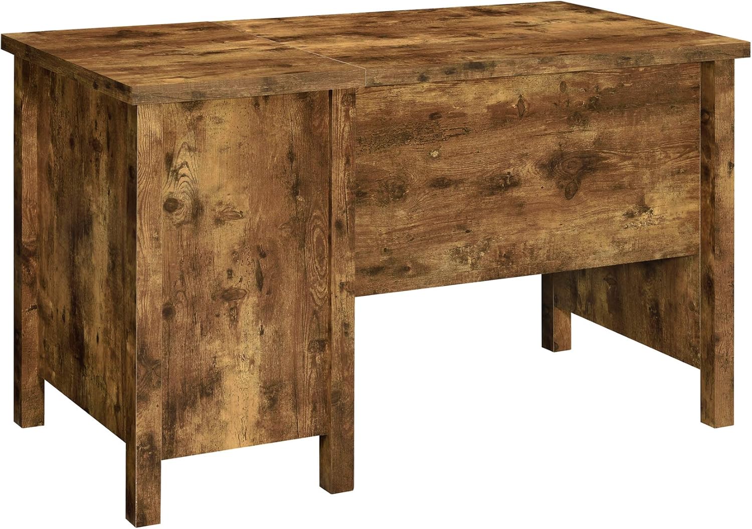 Coaster Furniture Delwin 881240 – Armario de archivos con tapa de elevación antigua, nuez moscada