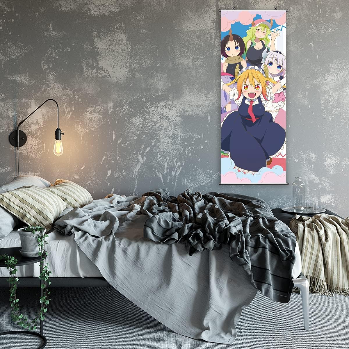 CosInStyle Póster de pergamino de anime  Impresiones de tela 39.4 in x 15.7 in  Regalo de temática de anime premium y artístico  Manga japonesa