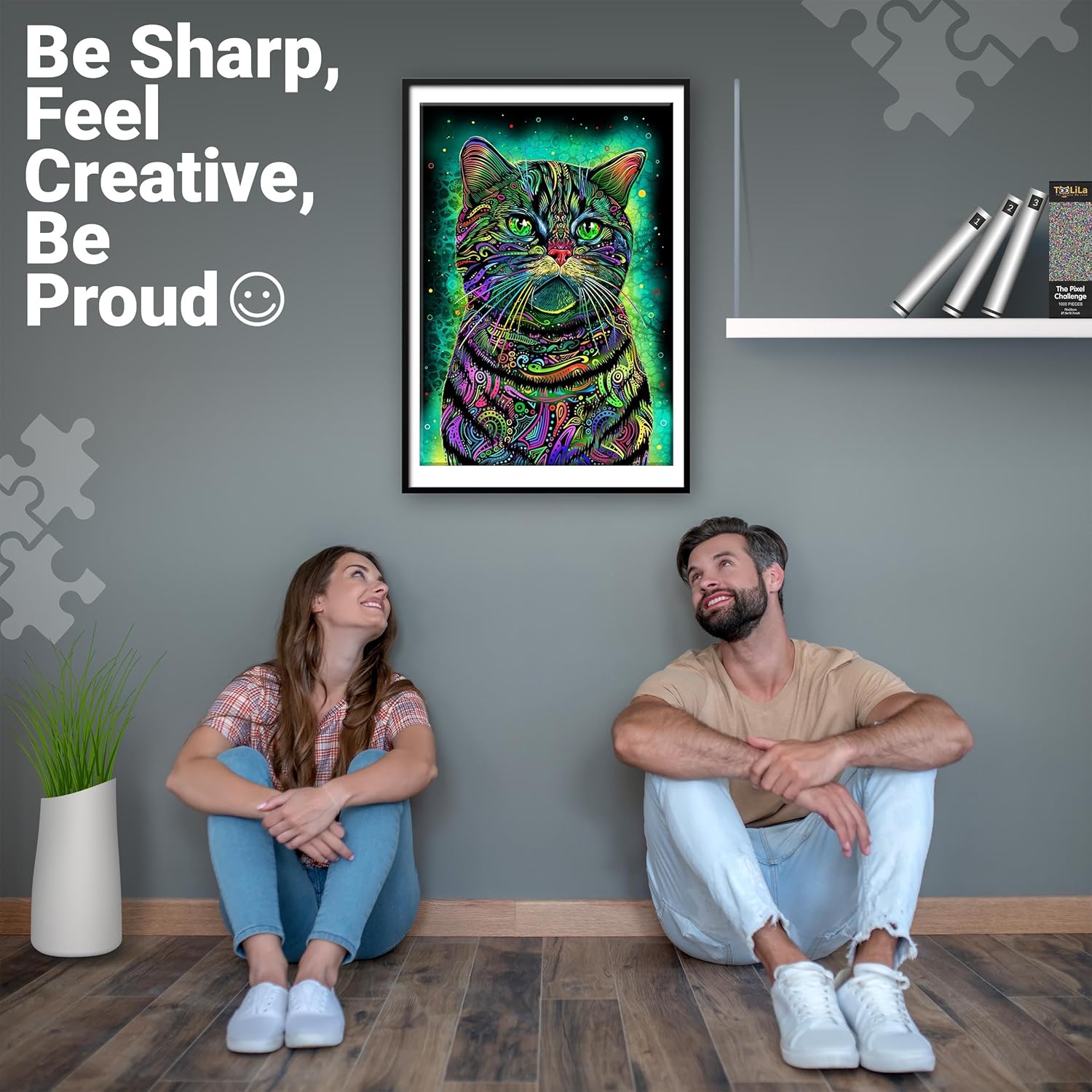 Rompecabezas para adultos de 1000 piezas para adultos, rompecabezas de arte desafiante para adultos, rompecabezas difíciles de 28 x 20 pulgadas,