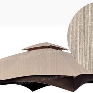 APEX GARDEN Toldo antidesgarros para el cenador Lowe’s Allen Roth de 10 pies x 12 pies #GF-12S004BTO  GF-12S004B-1 (Ripstop, beige) APEX GARDEN Toldo antidesgarros para el cenador Lowe’s Allen Roth de 10 pies x 12 pies #GF-12S004BTO  GF-12S004B-1 (Ripstop, beige)