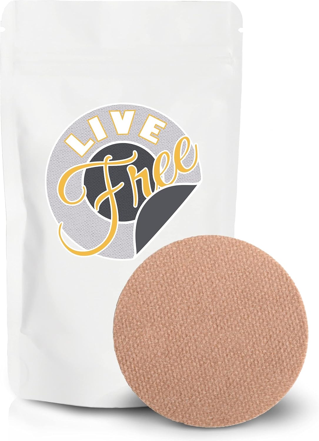Live Free CGM Patches, compatible con Freestyle Libre – Cinta adhesiva precortada impermeable y resistente al sudor – Protección continua de monitor