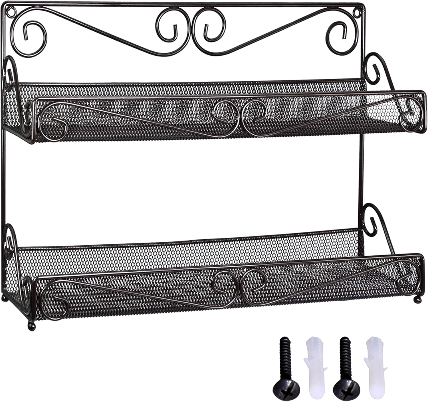 Estante de almacenamiento para puerta de gabinete, condimentos de cocina, exhibición colgante para tarros de especias, salsas, hierbas, botellas de