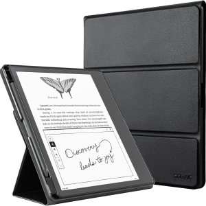CoBak Funda con soporte para Kindle Scribe  Funda de piel prémium con soporte para bolígrafo, función de apagado y encendido automático y función de CoBak Funda con soporte para Kindle Scribe  Funda de piel prémium con soporte para bolígrafo, función de apagado y encendido automático y función de