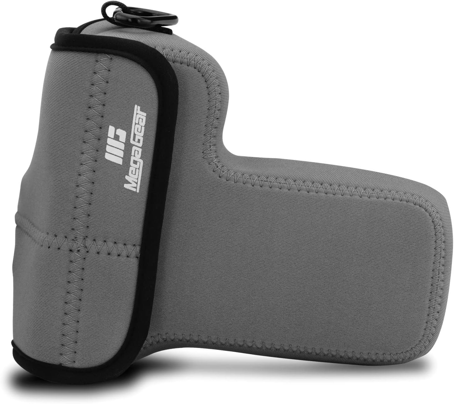 MegaGear MG1824 – Funda de neopreno ultra ligera para cámara compatible con Nikon Z50 (1.969-9.843 in), color gris, piel sintética