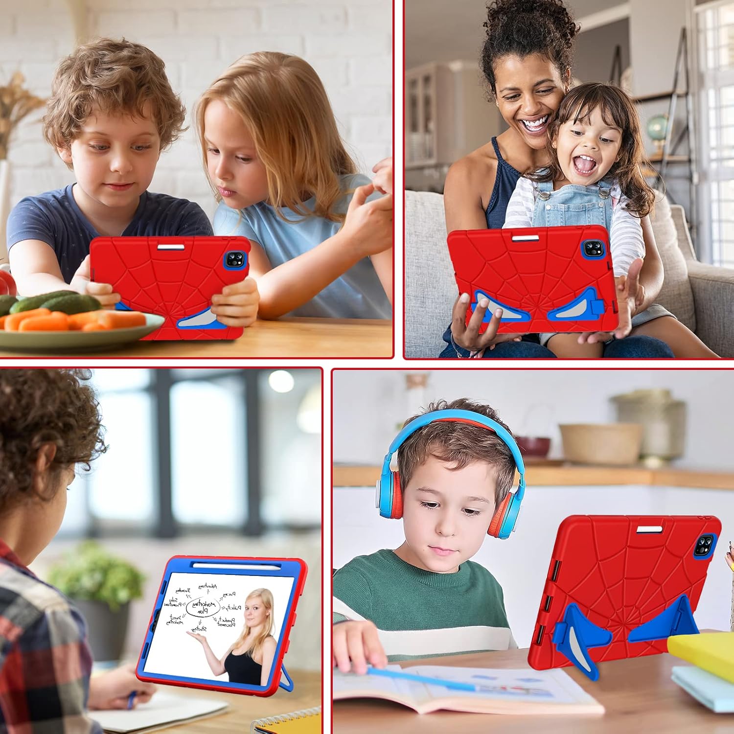Funda para iPad Air de 54 generación de 10.9 pulgadas (20222020), iPad Pro de 11 pulgadas, resistente a prueba de golpes para niños, iPad Air 45,