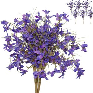 24 flores silvestres rústicas de primavera y verano de 16 pulgadas con tallos para manualidades o jarrón, centros de mesa de boda, ramos de 24 flores silvestres rústicas de primavera y verano de 16 pulgadas con tallos para manualidades o jarrón, centros de mesa de boda, ramos de