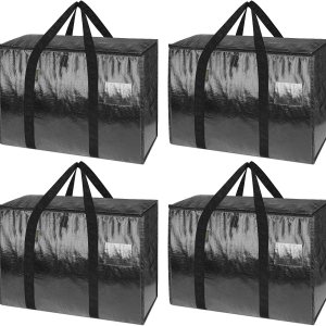 BALEINE Bolsas de mudanza de 25 galones con asas reforzadas, bolsa de almacenamiento resistente debajo de la cama para cajas de mudanza, ropa, BALEINE Bolsas de mudanza de 25 galones con asas reforzadas, bolsa de almacenamiento resistente debajo de la cama para cajas de mudanza, ropa,