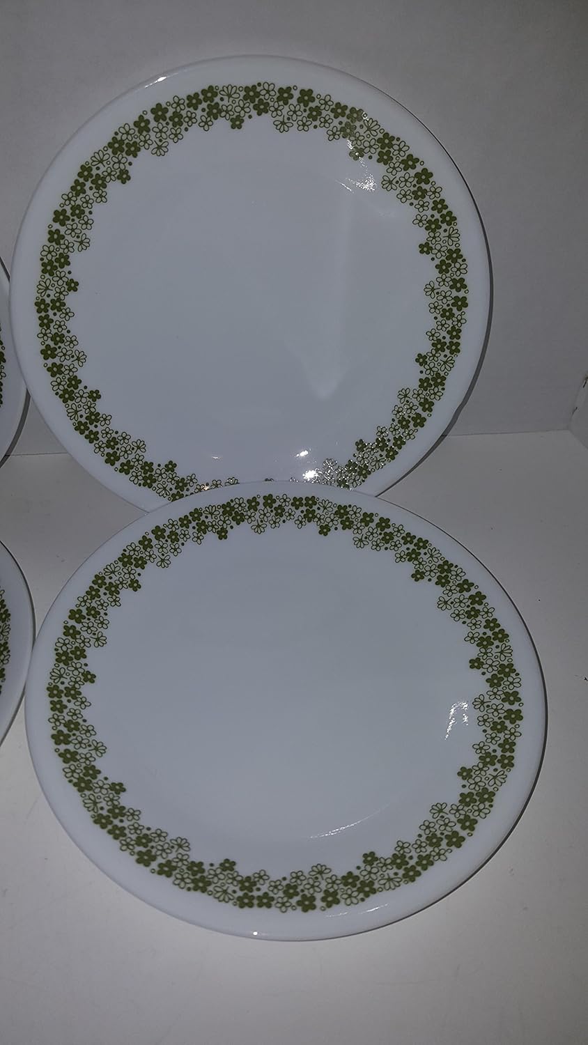 Corelle – Spring Blossom Green (Crazy Daisy) – Platos de pan y mantequilla de 6-34 pulgadas (juego de 4)
