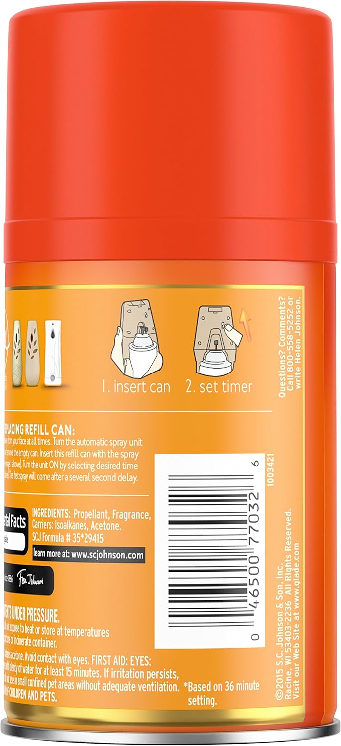 Glade Recambio automático de ambientador en aerosol – Rich Pumpkin Dream – 6.2 oz