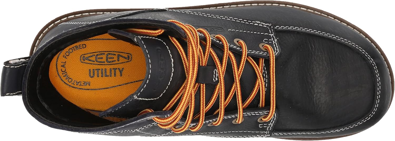 KEEN Utility Botas de trabajo impermeables con punta de aleación de 6 pulgadas para hombre San José