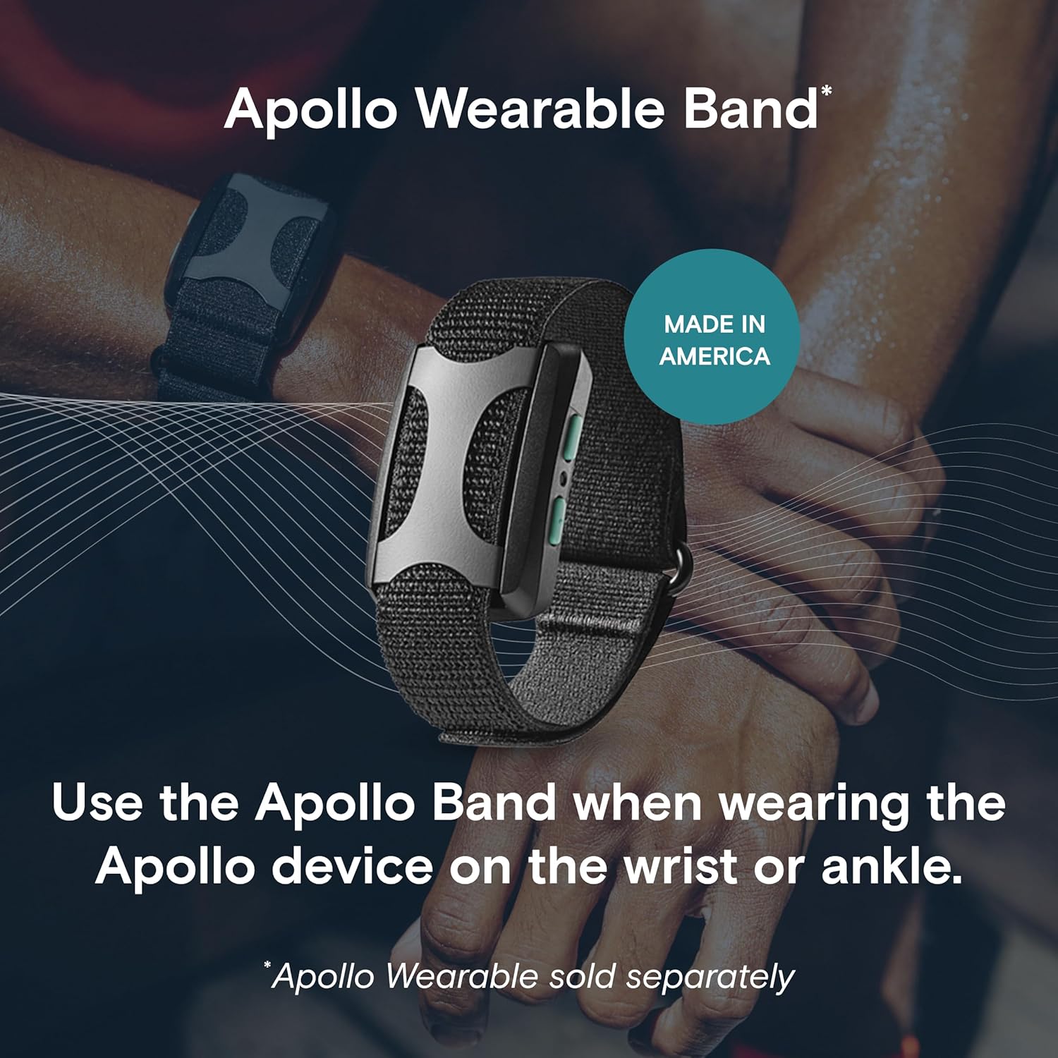 Apollo Band  Correa de repuesto ajustable para muñeca, alivio del estrés y dispositivo natural para ayudar al sueño para hombres, mujeres,