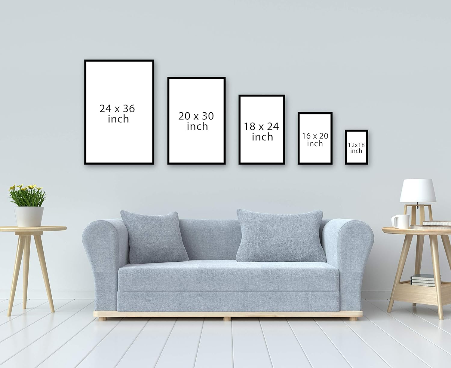 Pera Print – Sube tu imagen o foto – Impresión personalizada de foto a póster, impresiones artísticas de pared (16 x 20 pulgadas)