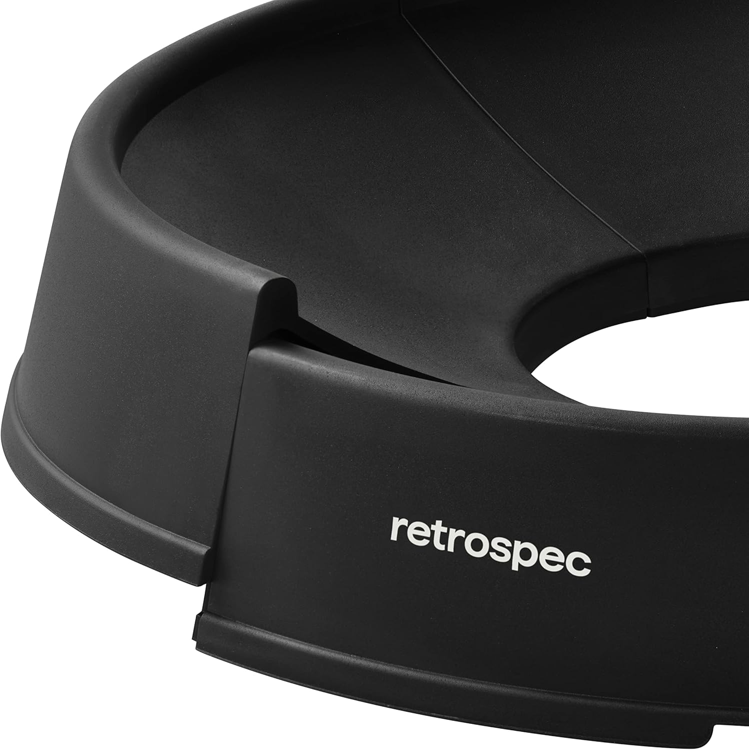 Retrospec Base de pelota de ejercicio accesorio versátil de yoga y pilates, se adapta a bolas de 45, 55, 65, 29.5 in, construcción de plástico ABS
