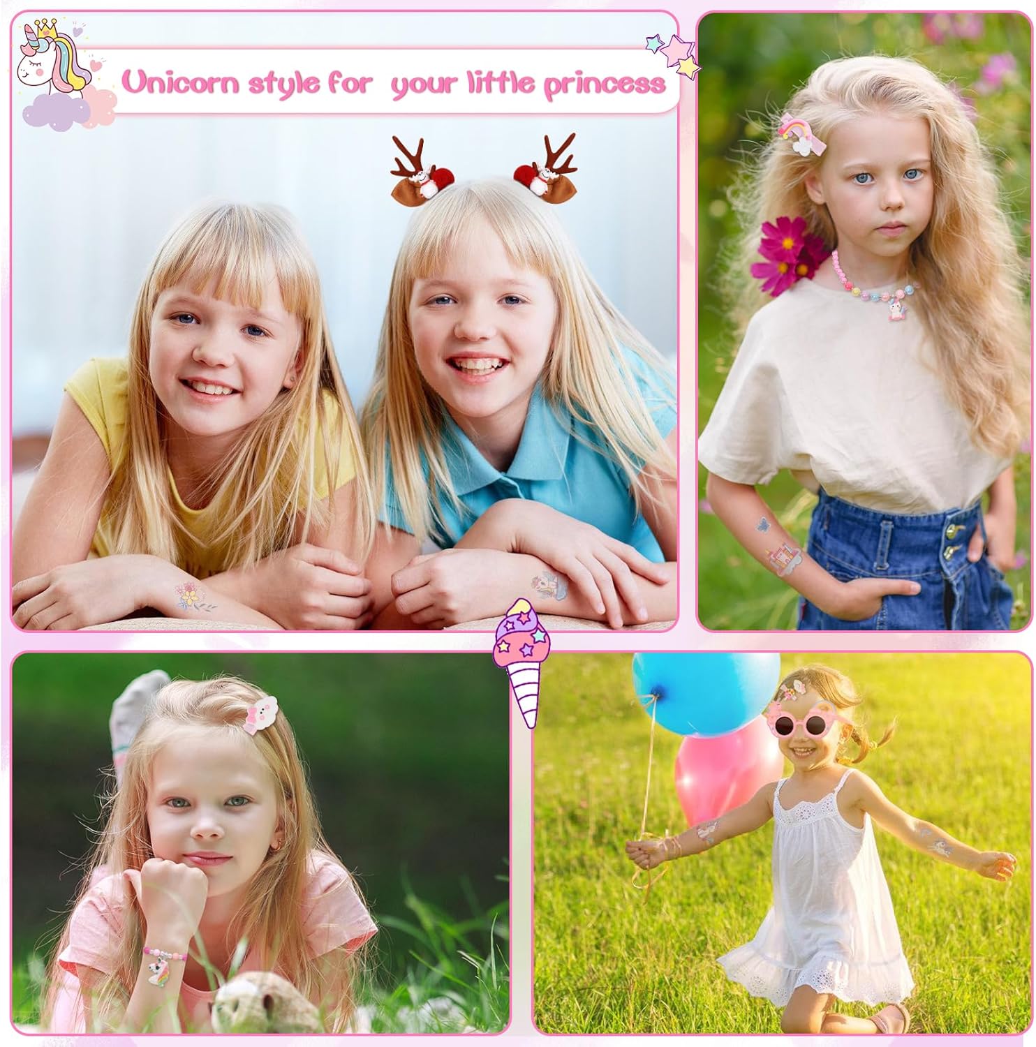 Calendario de Adviento 2023 para niñas, calendario de Adviento de unicornio 2023 para niños, calendario de Adviento de princesa 2023, joyería,