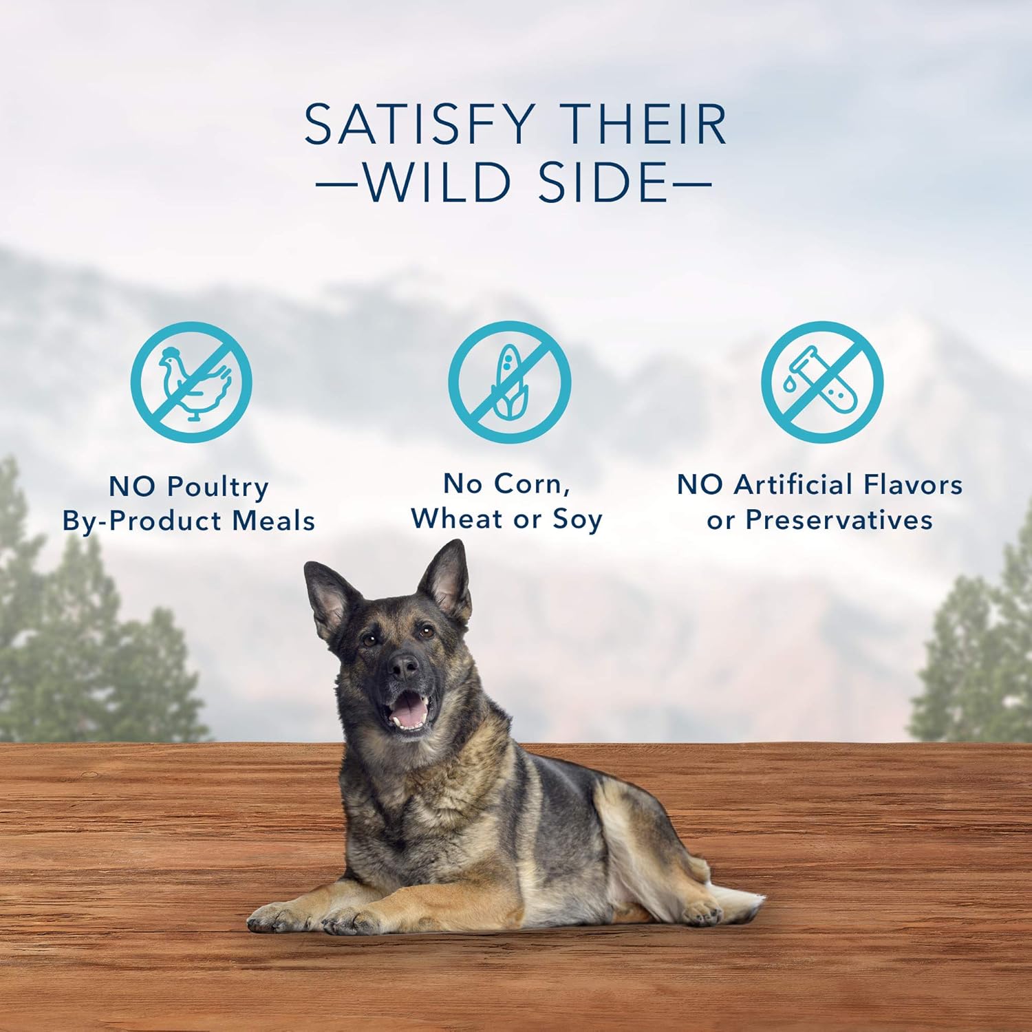 Blue Buffalo Wilderness Wild Bones – Golosinas dentales masticables sin granos, bolsa pequeña de 10 onzas