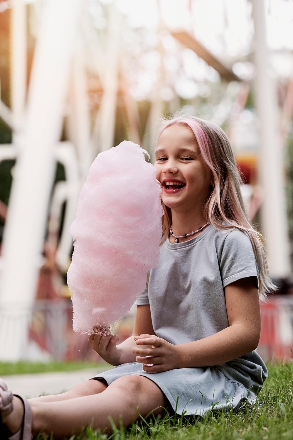Lux Life All Natural – Azúcar de algodón de azúcar con sabor a azúcar fabricado en Estados Unidos para máquinas de algodón de azúcar (8 onzas, coco)