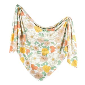 Copper Pearl Manta para bebé  Manta de punto de primera calidad para bebé, manta grande suave y elástica para bebé niño y niña, pañales para recién Copper Pearl Manta para bebé  Manta de punto de primera calidad para bebé, manta grande suave y elástica para bebé niño y niña, pañales para recién