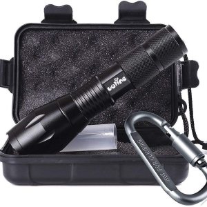 Uoline Linterna LED táctica portátil con 5 modos, potente linterna táctica más brillante de alta potencia, linterna de mano de emergencia Uoline Linterna LED táctica portátil con 5 modos, potente linterna táctica más brillante de alta potencia, linterna de mano de emergencia