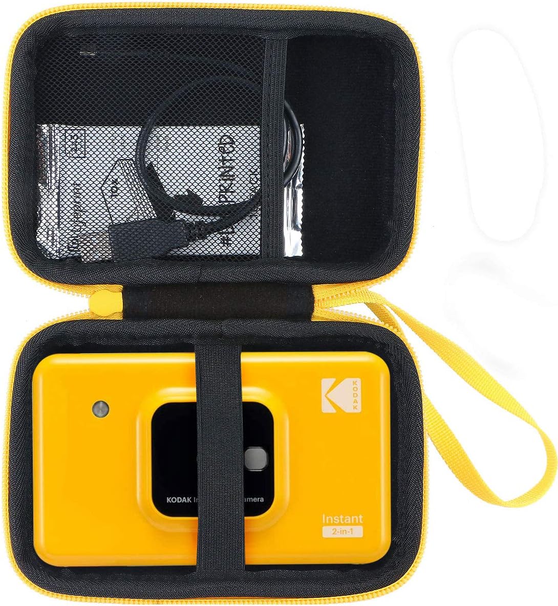 Aenllosi Estuche rígido de repuesto para impresora fotográfica Kodak Mini Shot 2 RetroMini 2 SquareNueva Mini 2 Plus (Shot 2, negro)