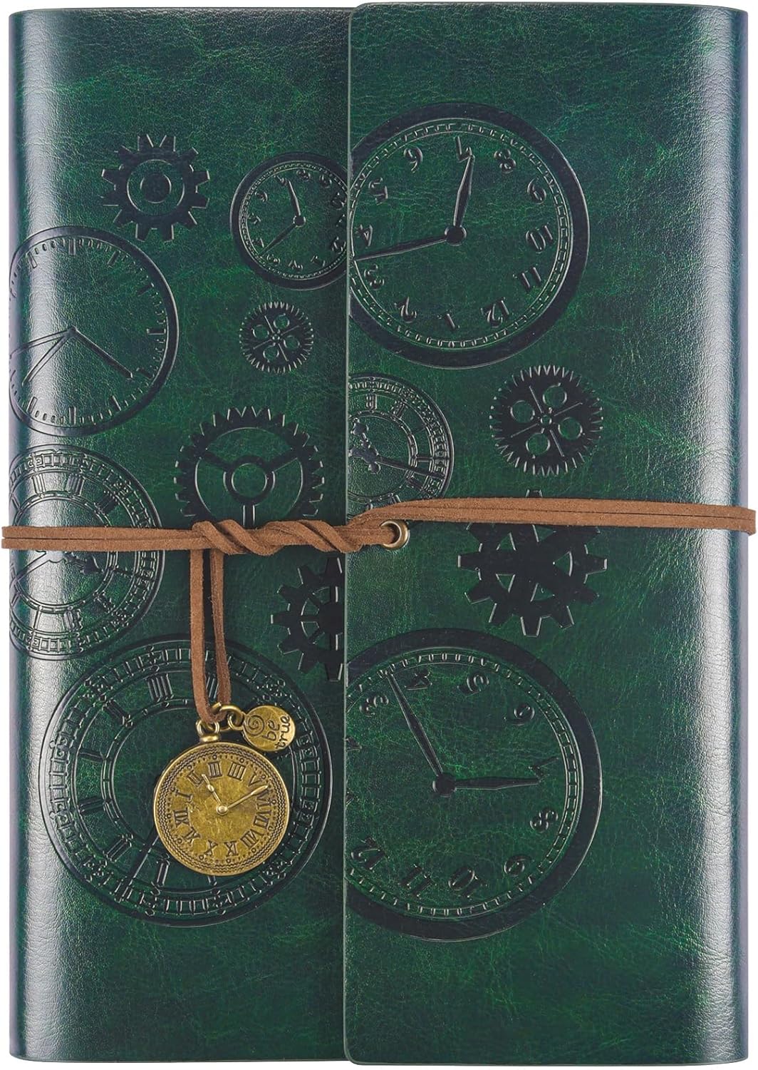 Diario de cuero, diario de viaje, diario vintage para mujeres y hombres, diario encuadernado en cuero para escribir, cuaderno de diario recargable