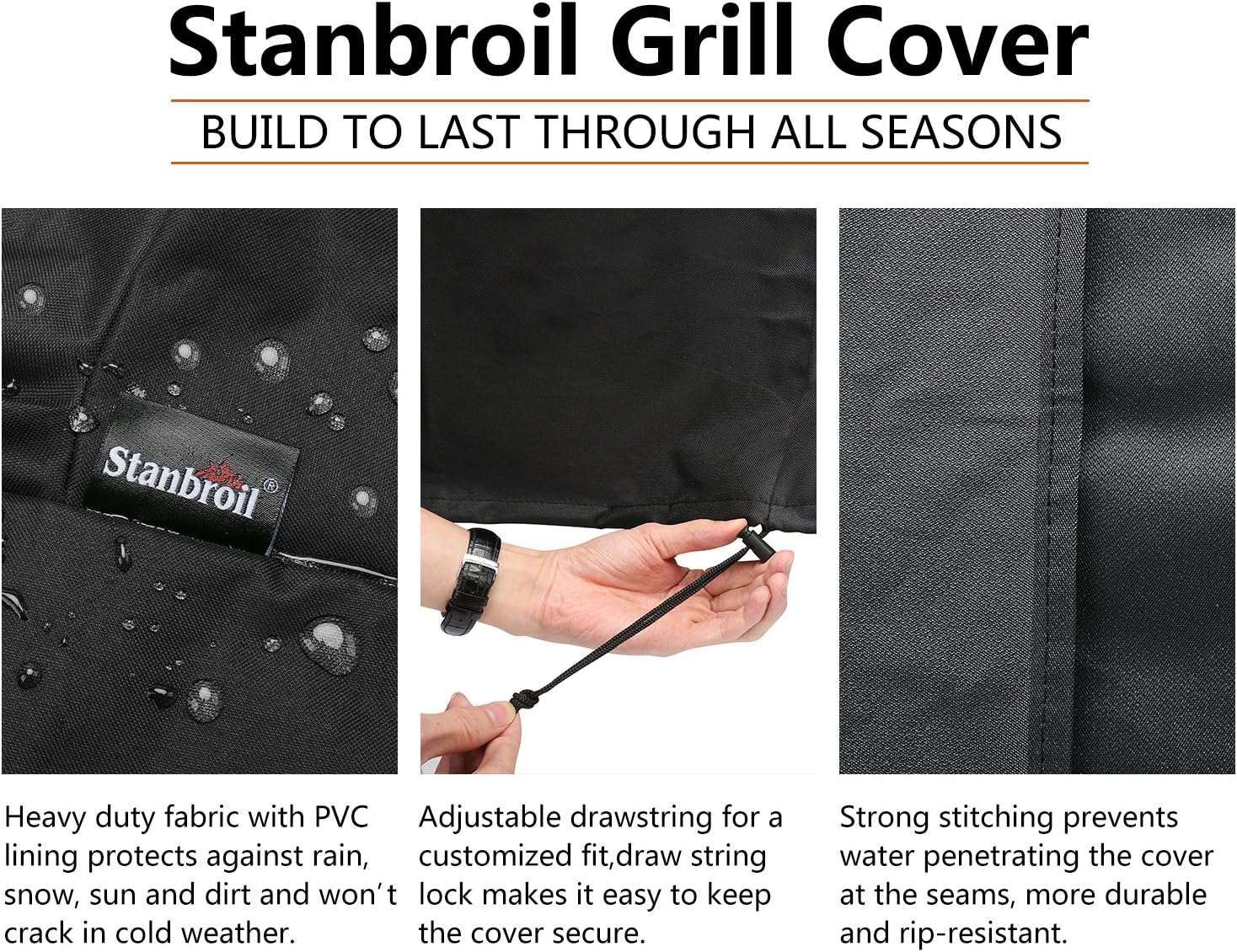 Stanbroil Cubierta de repuesto para parrilla de pellets Pit Boss 73440 440 456 Deluxe Ranch Hand 72440 72444