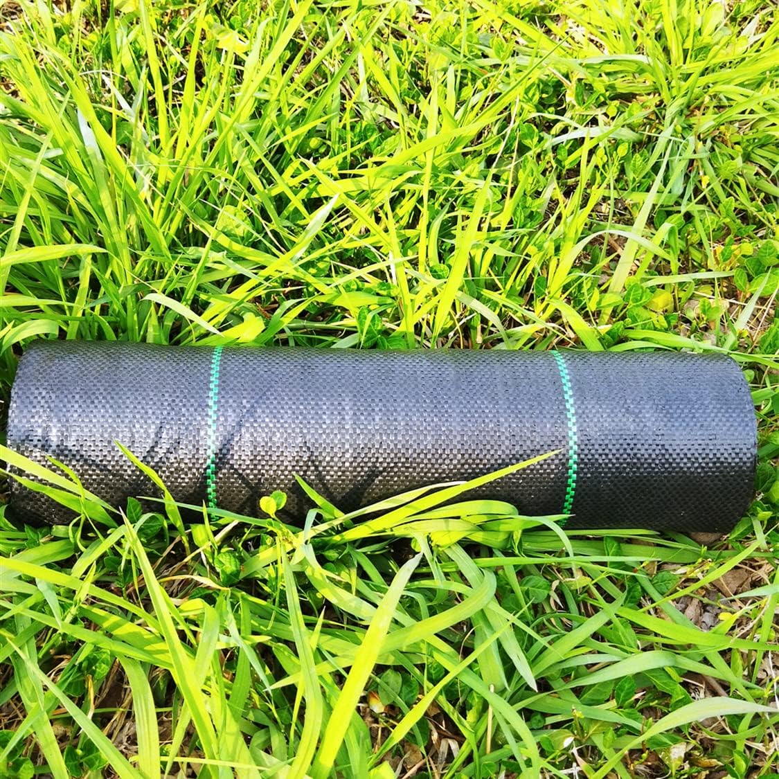 EXTRAEASY Tela de barrera de malezas para jardín, tela de bloque de malezas resistente de 3.2 onzas, mantillo tejido para paisajismo, cubierta de