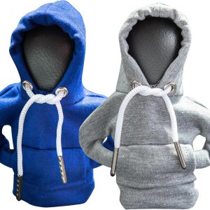 Sudadera con capucha para palanca de cambios de automóvil, 2 unidades, sudadera con capucha divertida para cambio de marchas, accesorios interiores Sudadera con capucha para palanca de cambios de automóvil, 2 unidades, sudadera con capucha divertida para cambio de marchas, accesorios interiores