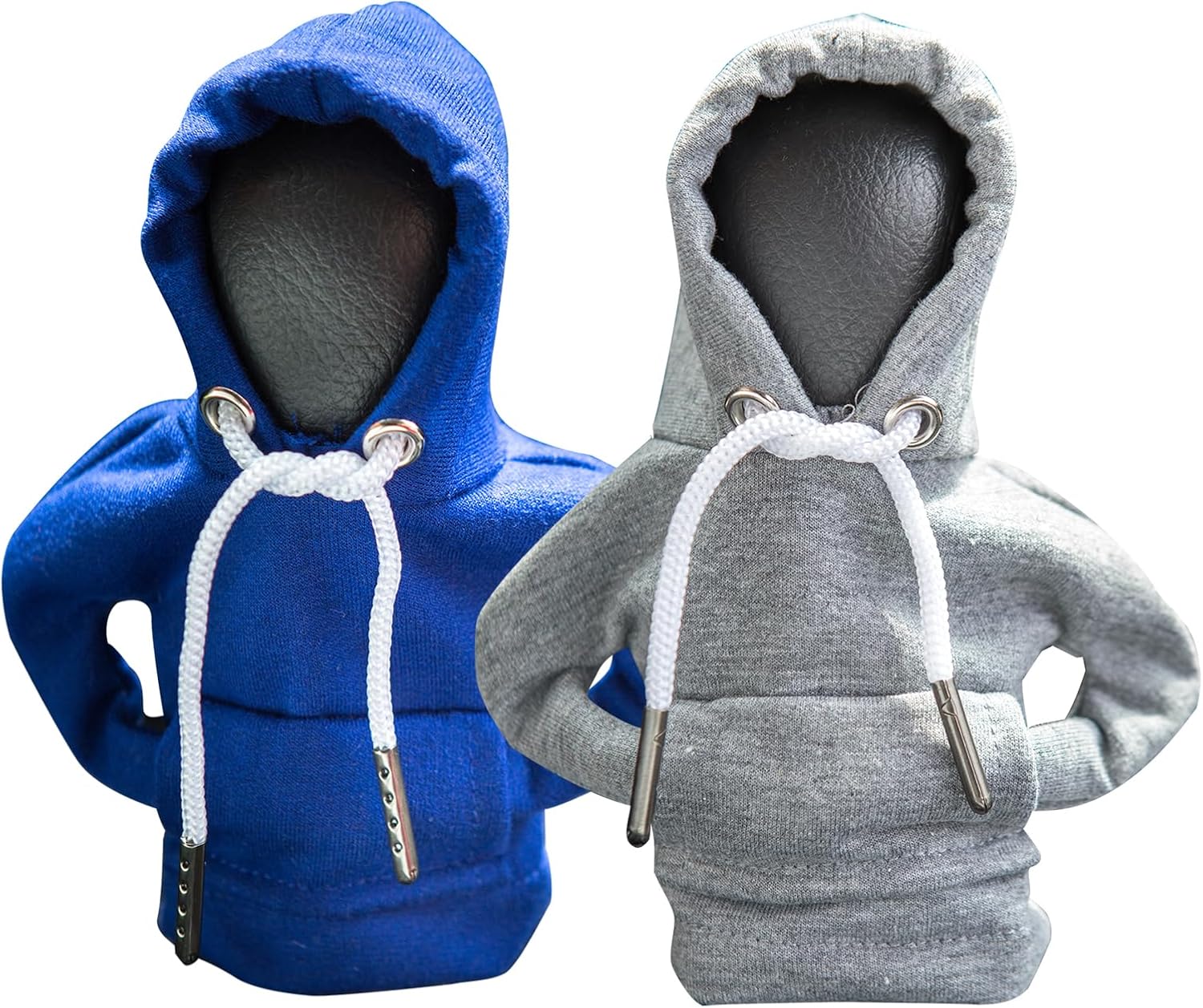 Sudadera con capucha para palanca de cambios de automóvil, 2 unidades, sudadera con capucha divertida para cambio de marchas, accesorios interiores