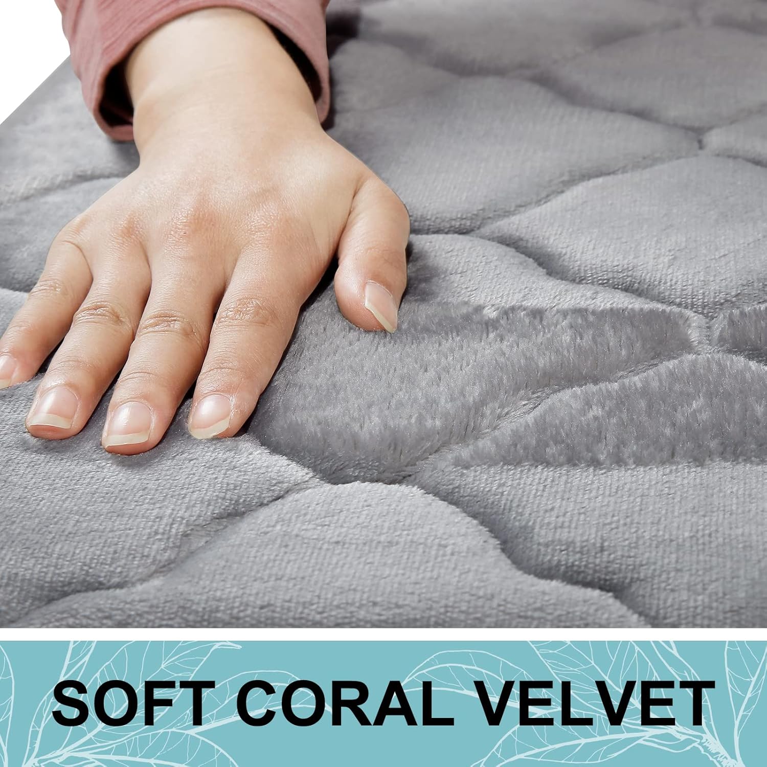 OLANLY Juego de 2 alfombras de baño de espuma viscoelástica, suaves y absorbentes, alfombra de baño de contorno en forma de U, lavable a máquina,