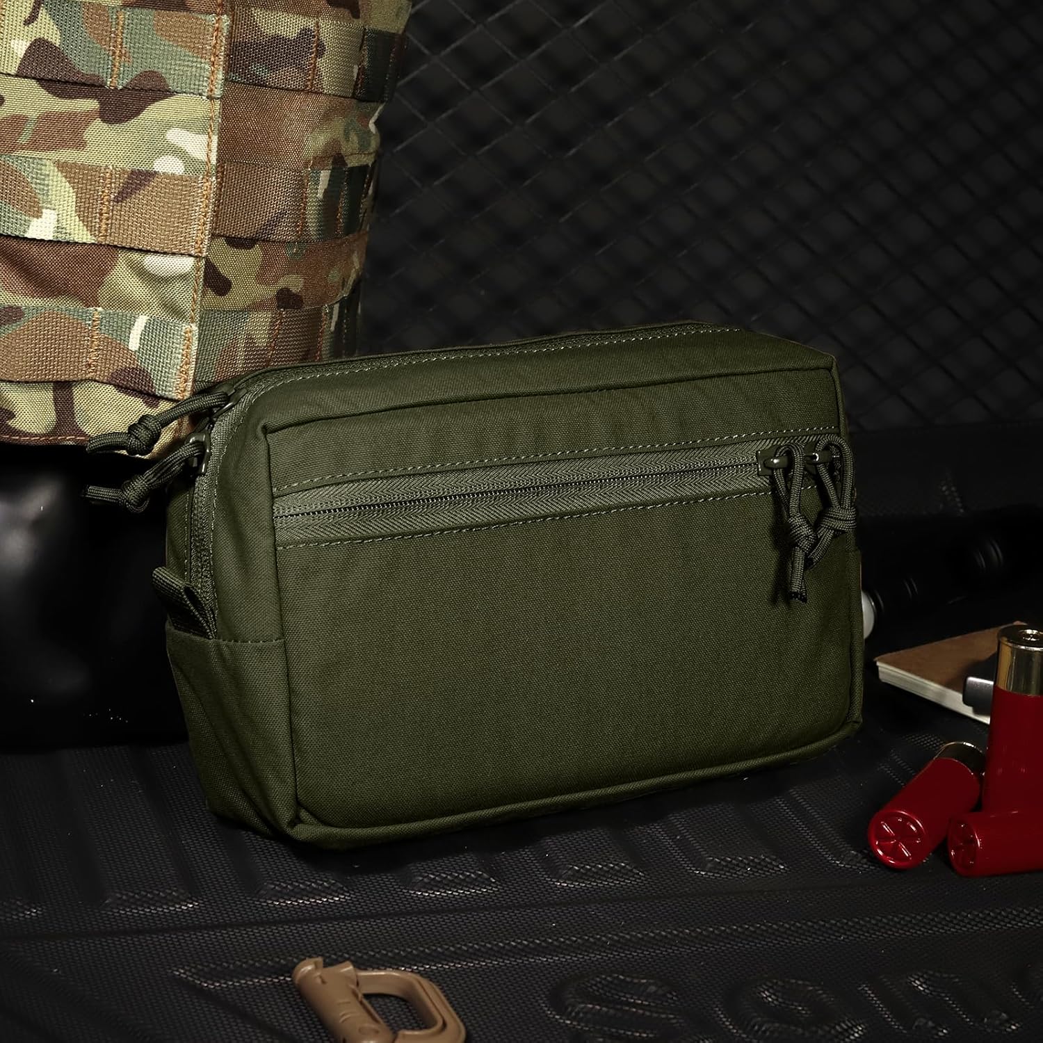 Bolsa táctica Molle Admin Wide GP Utility Bolsas para chaleco y cinturón de servicio como bolsa de almacenamiento ampliada Cummerbund