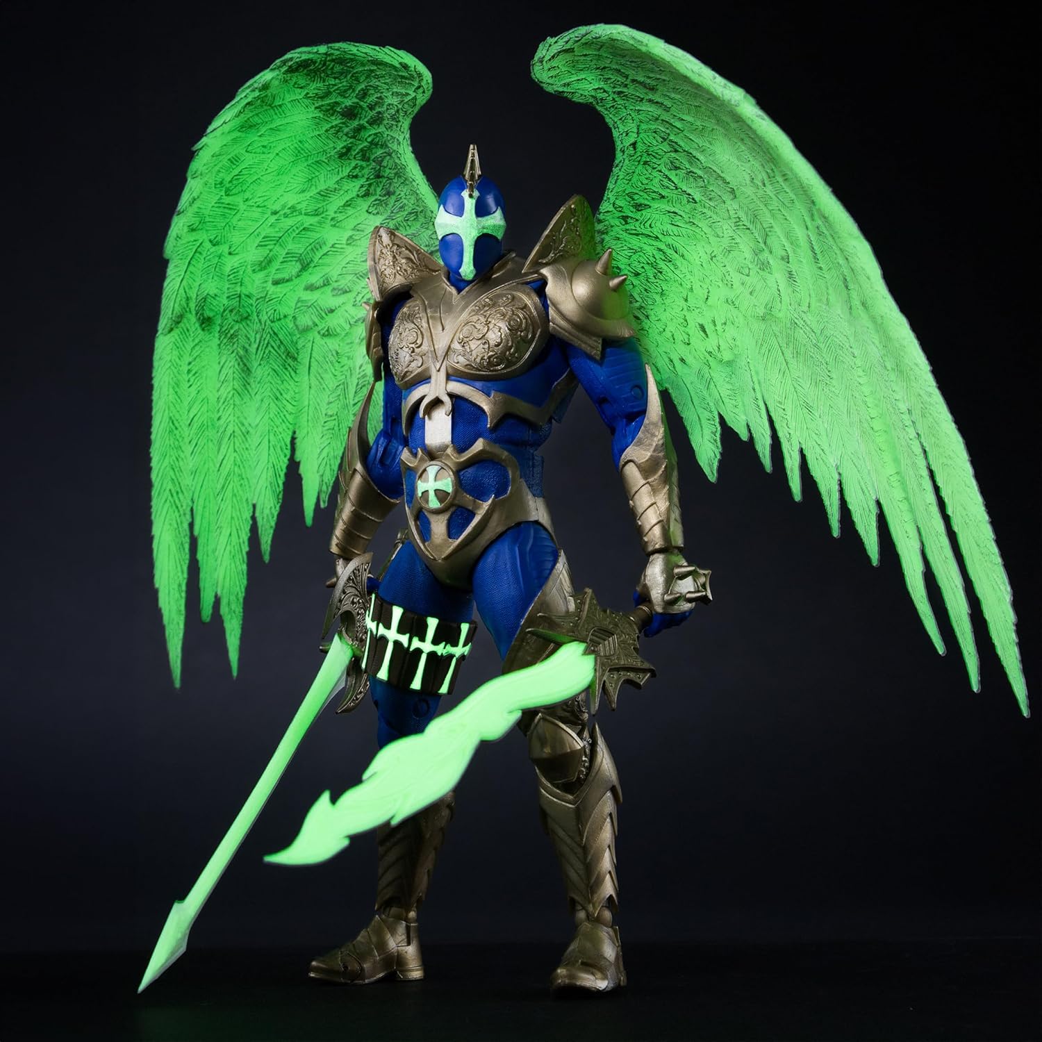 McFarlane Toys – Redeemer Glow in The Dark Edition, figura de acción de 7 pulgadas, etiqueta dorada, exclusiva de Tienda