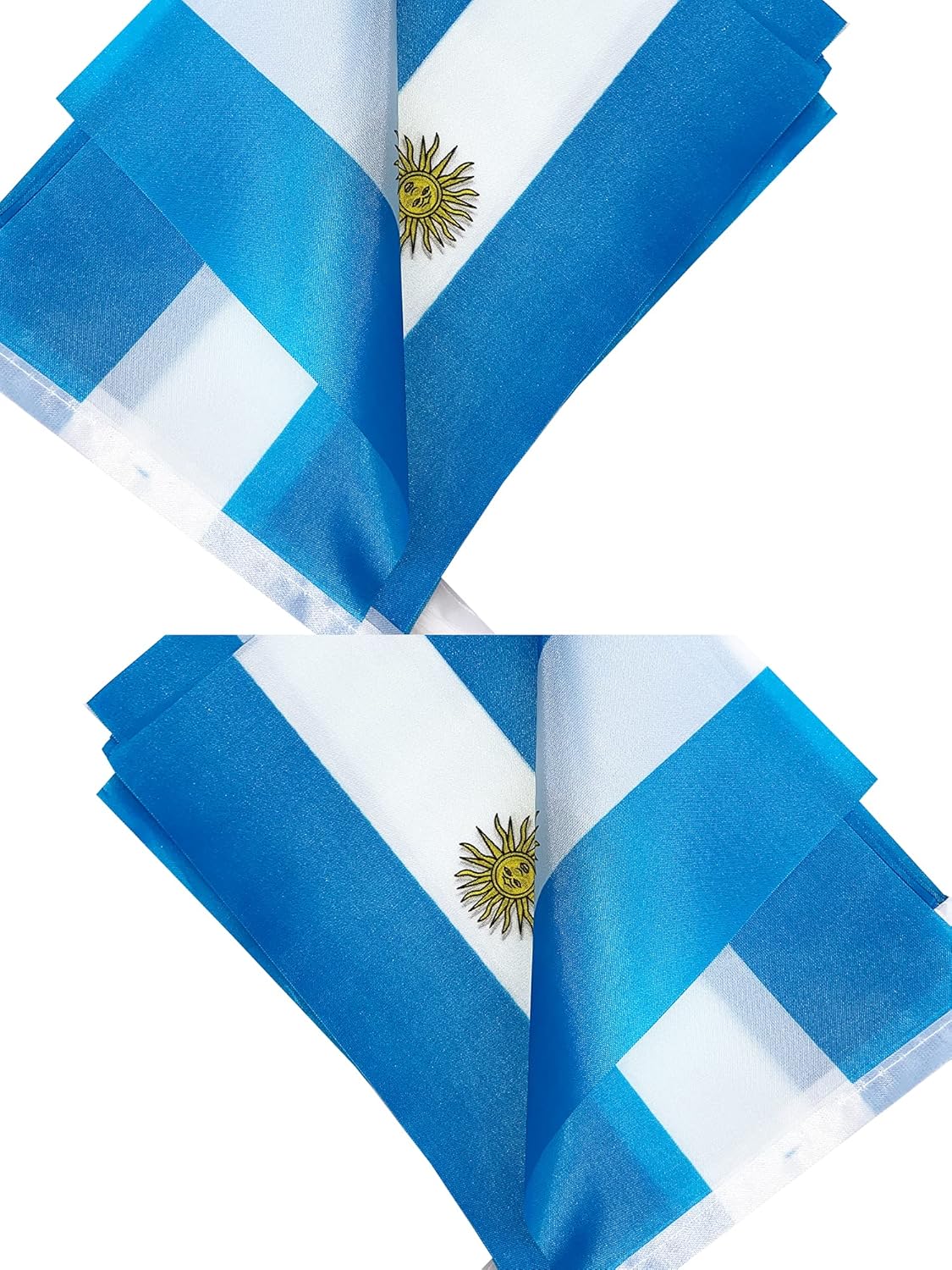Cadena de bandera argentina de Argentina, pequeñas banderas de banderín argentino, para gran apertura, Juegos Olímpicos, eventos deportivos