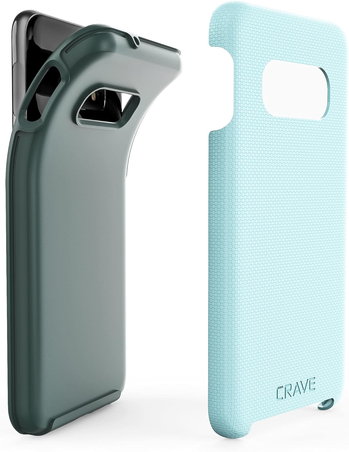 Crave Doble Guardia Para Samsung Galaxy S10e Caso, Funda De Doble Capa De Protección A Prueba De Golpes Para Samsung Galaxy S10e – Aqua