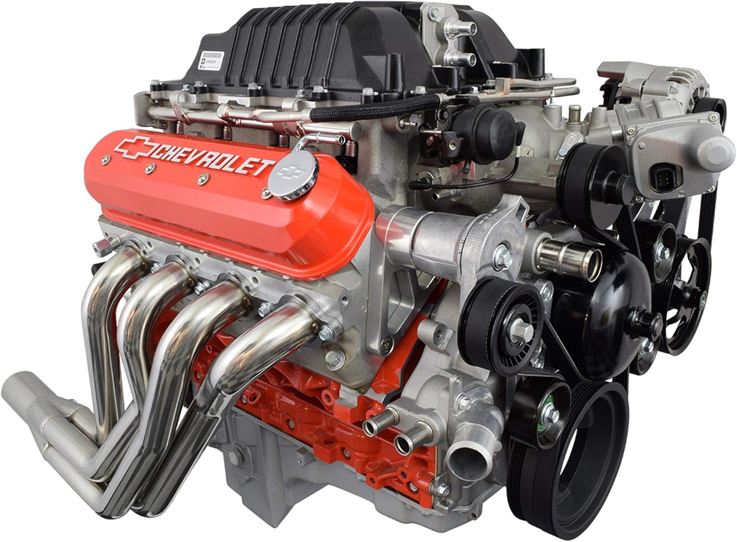 ICT Billet LS Truck LSA Supercharger Swap 6 Rib Alternador y Kit de soporte de dirección asistida 551787A-3