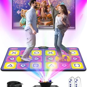 Tapete de baile electrónico inalámbrico para TV con cámara, almohadilla de baile antideslizante con modo de yoga para niños y adultos, tapete de Tapete de baile electrónico inalámbrico para TV con cámara, almohadilla de baile antideslizante con modo de yoga para niños y adultos, tapete de