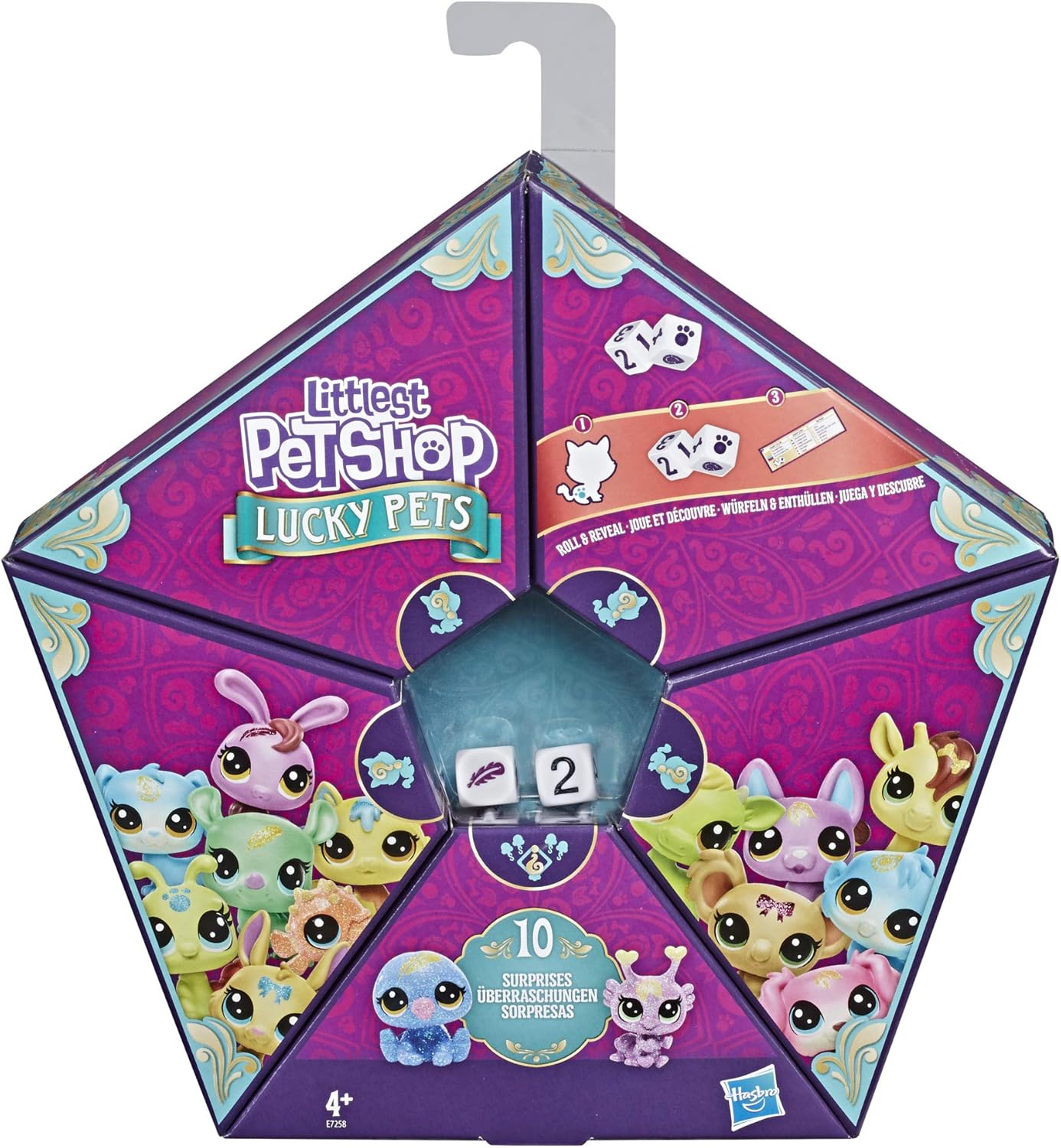 Littlest Pet Shop Lucky Pets Fortune Crew Surprise – Juguete sorpresa para mascotas, 150+ para coleccionar, a partir de 4 años