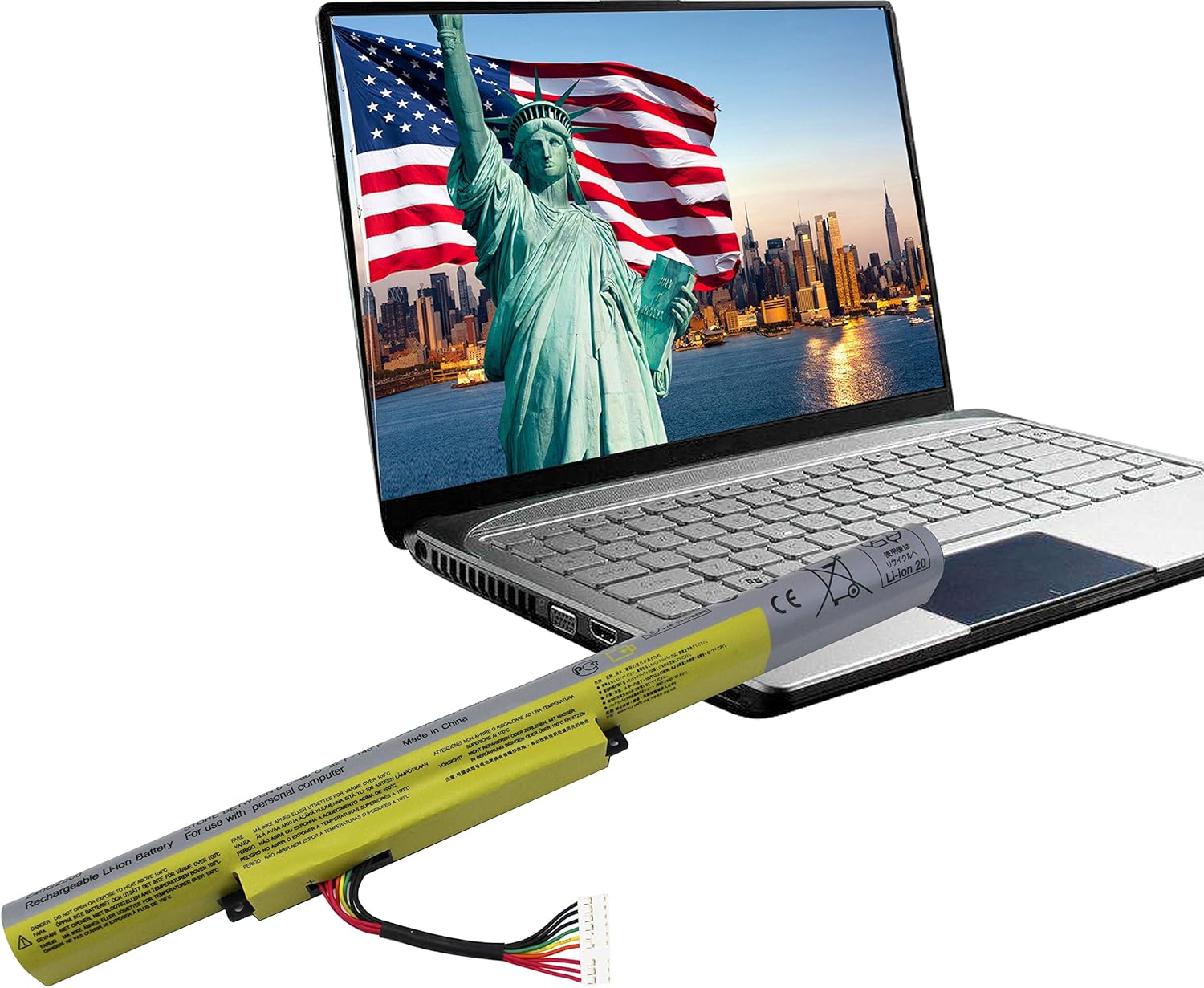 Gomarty Batería L12S4K01 compatible con Lenovo Ideapad Z400 Z500 Z510 P500 P400 Touch Series L12S4E21 L12M4E21 L12M4K01 4INR1965-1 14.8V 48WH