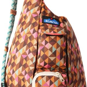 KAVU – Minibolso tipo bandolera de algodón con correa de cuerda KAVU – Minibolso tipo bandolera de algodón con correa de cuerda