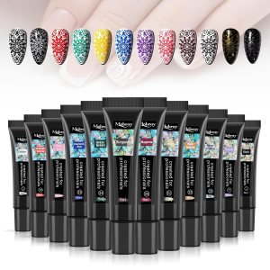 Pet Baby Esmalte de estampación de uñas, 12 colores de sellado, geles de estampación, gel de esmalte de uñas para sello de uñas, sello de placa de Pet Baby Esmalte de estampación de uñas, 12 colores de sellado, geles de estampación, gel de esmalte de uñas para sello de uñas, sello de placa de