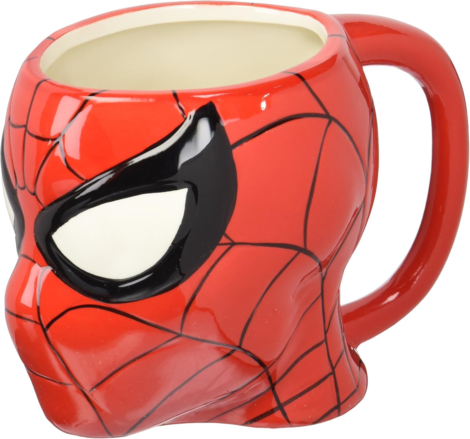 Zak Designs MRTI-8511 Marvel Comics Spiderman – Taza de cerámica esculpida, multicolor