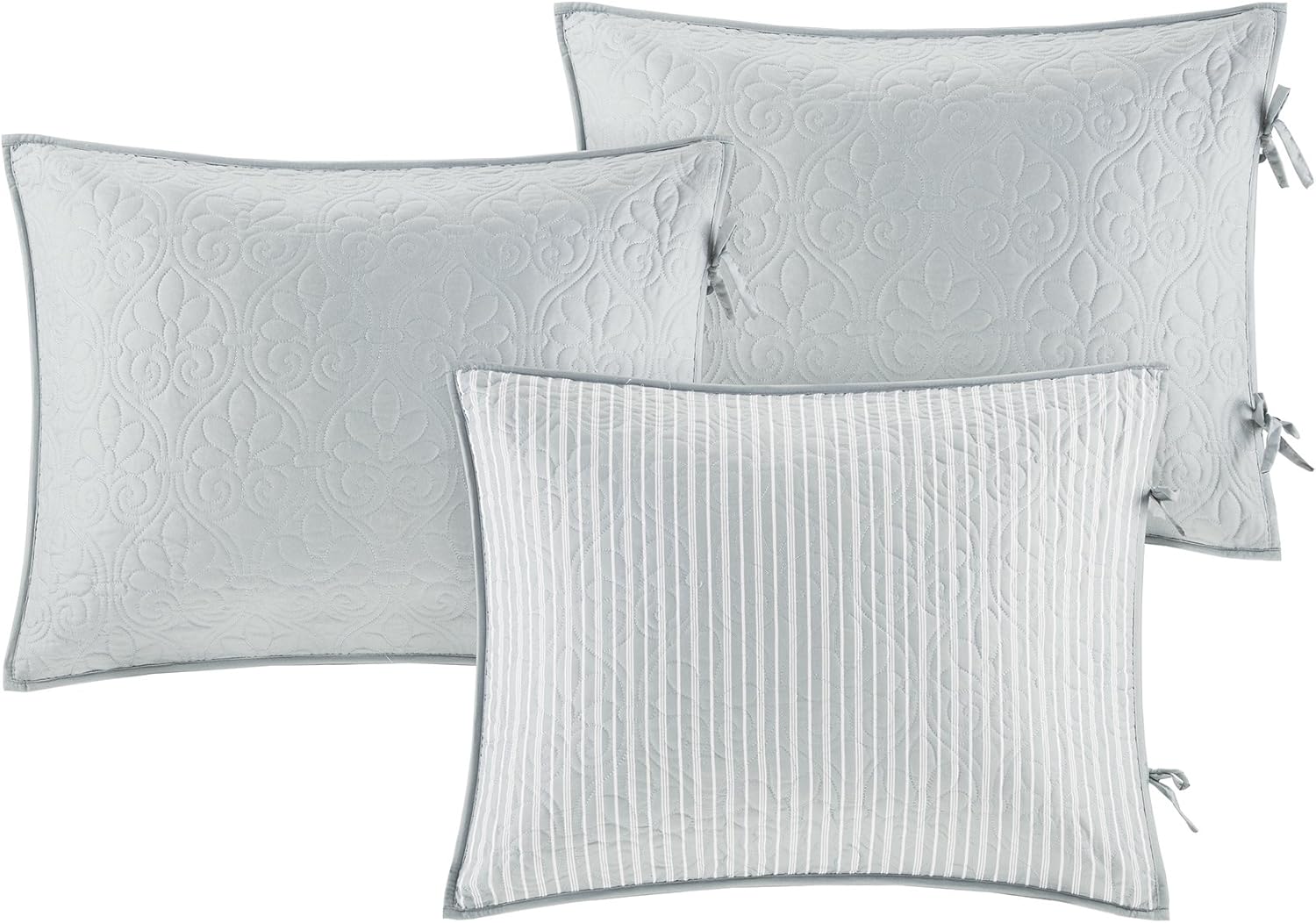 Madison Park – Ropa de cama de lujo para todas las estaciones con faldón, fundas a juego y almohada decorativa