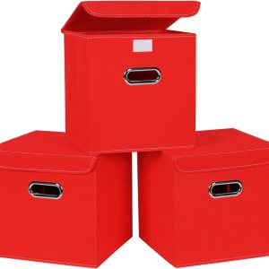Cubos de almacenamiento plegables con tapa, caja de almacenamiento de tela con asa, para el hogar, dormitorio, oficina, armario, ropa, juguetes, Cubos de almacenamiento plegables con tapa, caja de almacenamiento de tela con asa, para el hogar, dormitorio, oficina, armario, ropa, juguetes,