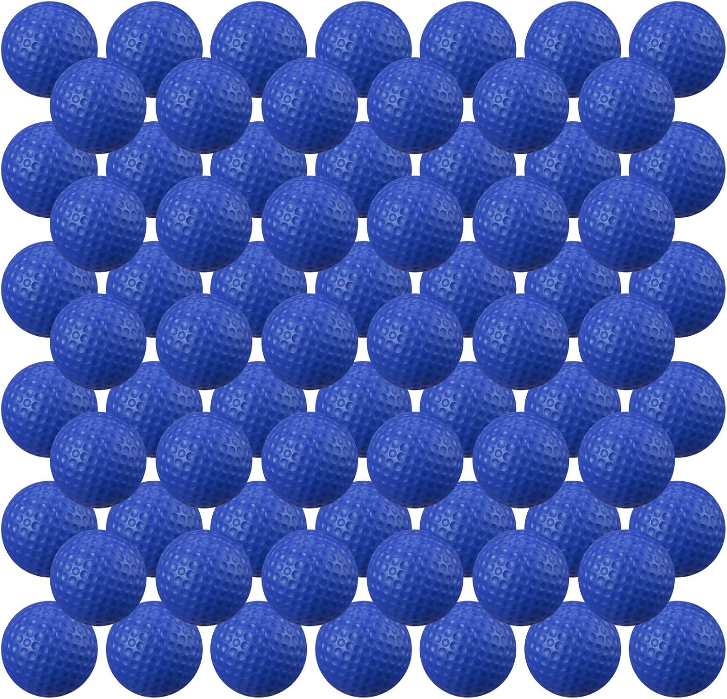 Junkin 80 pelotas de espuma para práctica de golf, sensación realista y entrenamiento de vuelo, pelotas de golf elásticas de espuma suave para