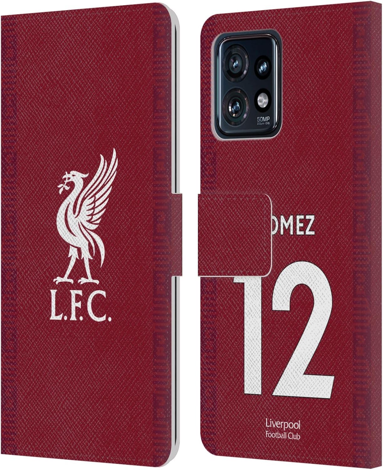 Head Case Designs Officially Licensed Liverpool Football Club Joe Gomez 202223 Players Home Kit Leather Book Wallet Case Cover Compatible with
